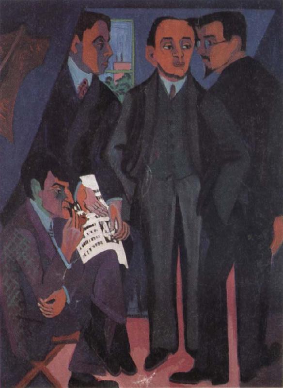 Ernst Ludwig Kirchner Eine Kunstlergemeinschaft oil painting image